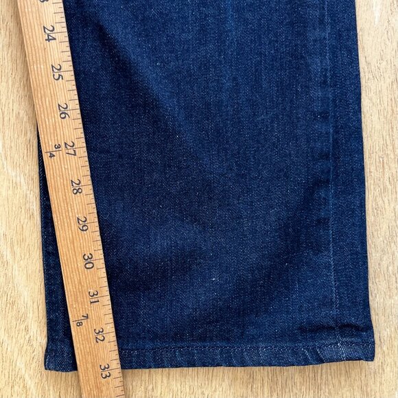 ANALOG MEDIAN JEANS MEN’S sz 33W 33L Regular Fit Dark Wash Straight Leg - Picture 11 of 12